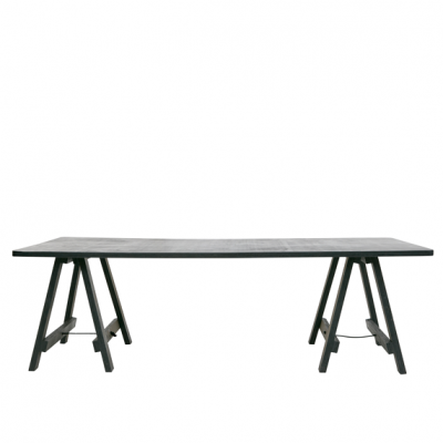 Sawhorse-Dining-Table-black