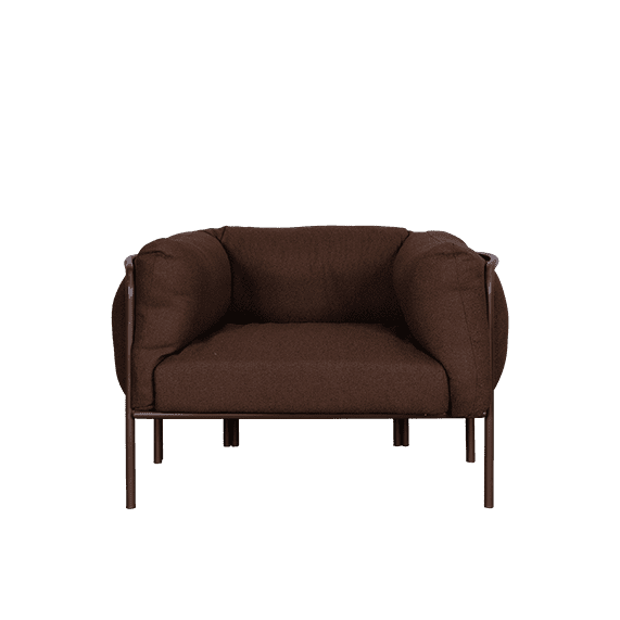 Mallo_Seating_Armchairs_Brown_Olefin_Front