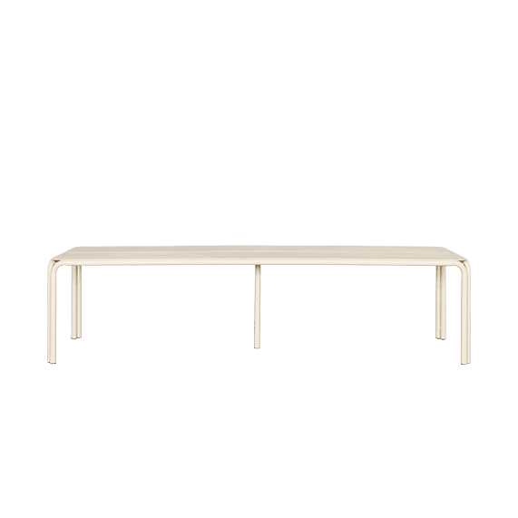 Mallo_Seating_Bench_Yellow_Steel_Front