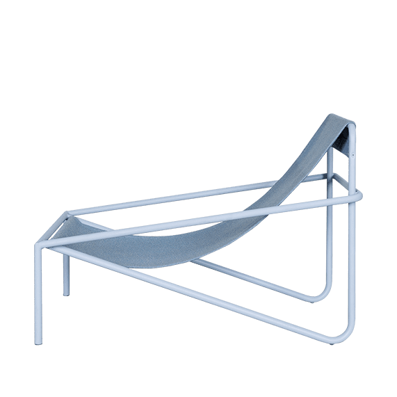 Mallo_Seating_DeckChair_Light Blue Frame_Light Blue Sling_Metal_Side